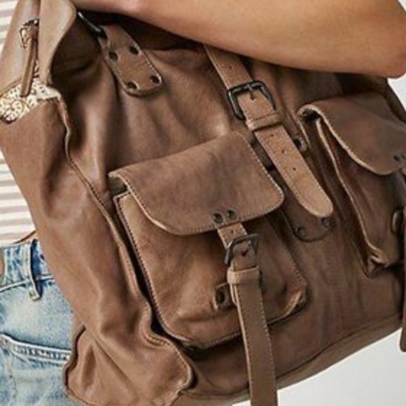 Free People Minas Messenger Bag We The Free Pockets Adjustable Shoulder Strap - Picture 5 of 7